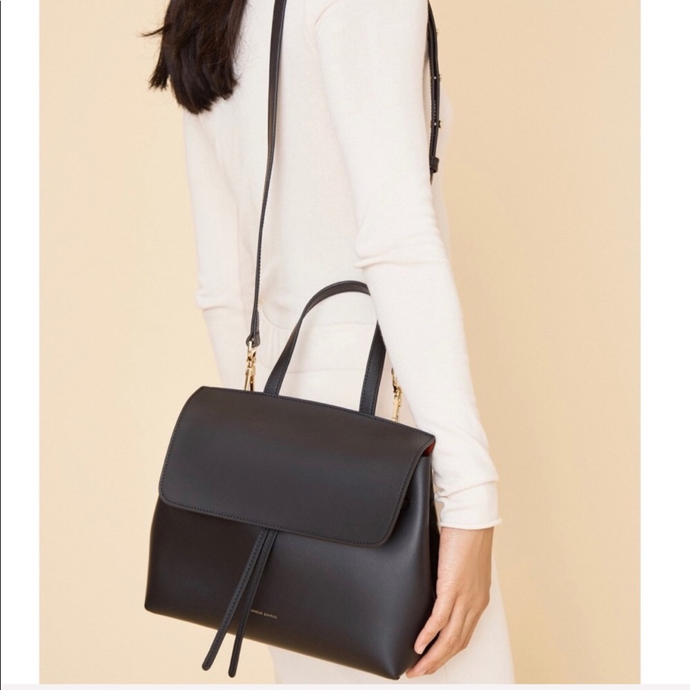 MANSUR GAVRIEL LARGE LADYBAG IN “BLK/FLAMMA” — NWT — GUARANTEED AUTHENTIC!